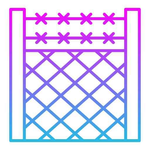 Barbed wire Generic gradient outline icon