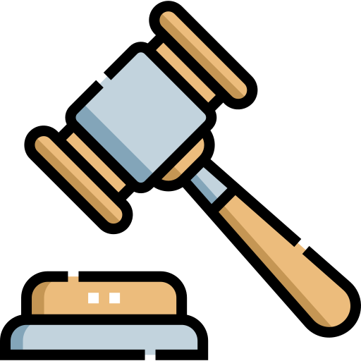 la ley y el orden Detailed Straight Lineal color icono