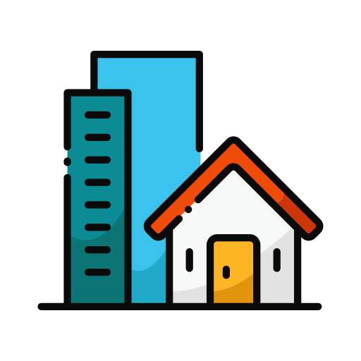 Real estate Generic color lineal-color icon