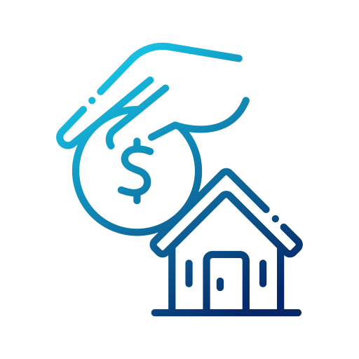 House price Generic gradient outline icon