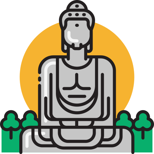 buddha Generic color lineal-color icon