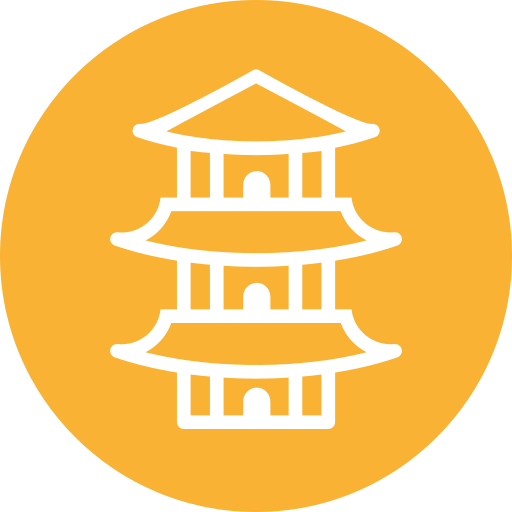 寺 Generic color fill icon