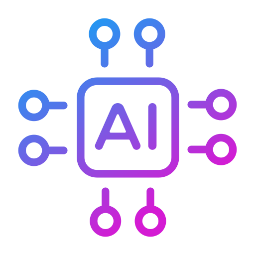 inteligencia artificial Generic gradient outline icono