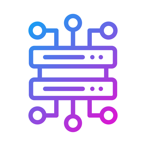 base de datos Generic gradient outline icono