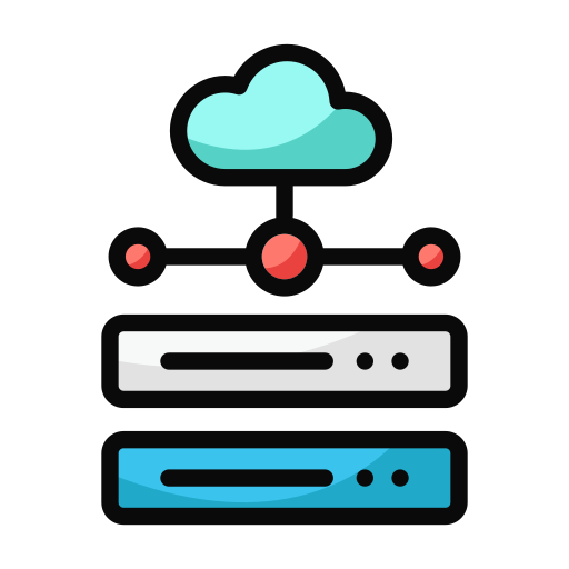 cloud-hosting Generic color lineal-color icon