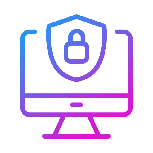 la cyber-sécurité Generic gradient outline Icône