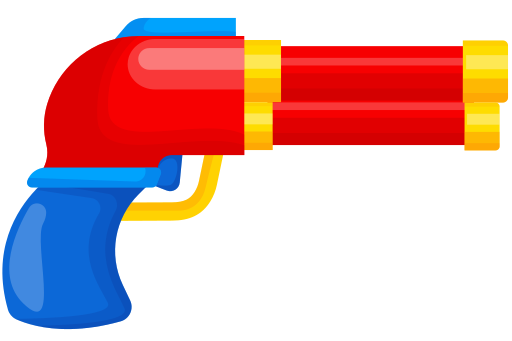 pistolet zabawka Generic color fill ikona