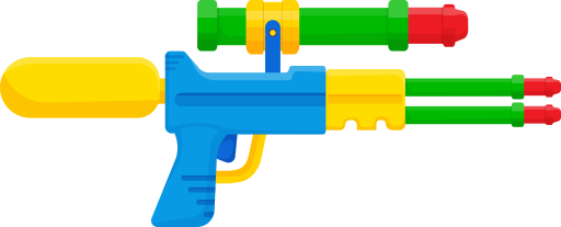 speelgoedgeweer Generic color fill icoon