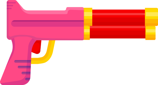 おもちゃの銃 Generic color fill icon