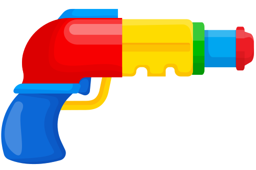pistolet zabawka Generic color fill ikona