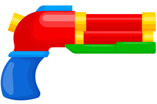 おもちゃの銃 Generic color fill icon