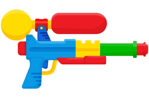 おもちゃの銃 Generic color fill icon