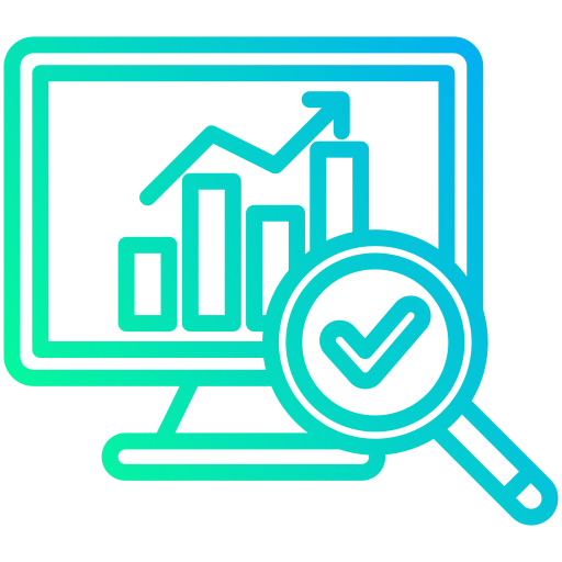 Analysis Generic gradient outline icon