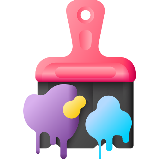 pinsel 3D Color icon