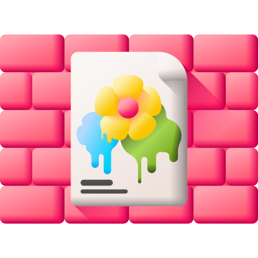 ポスター 3D Color icon