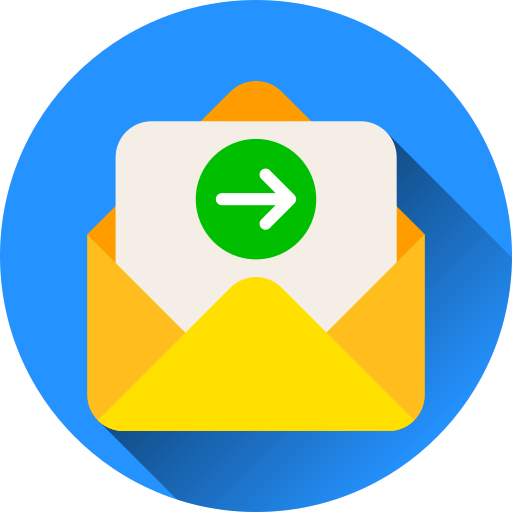 Forward message Generic gradient fill icon