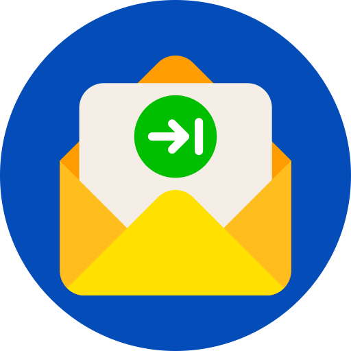 mail senden Generic color fill icon