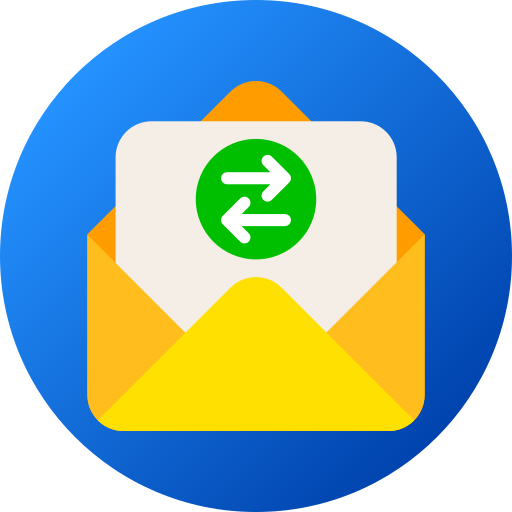 Exchange mails Generic gradient fill icon