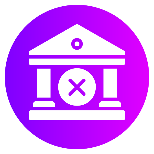 bank Generic gradient fill icoon
