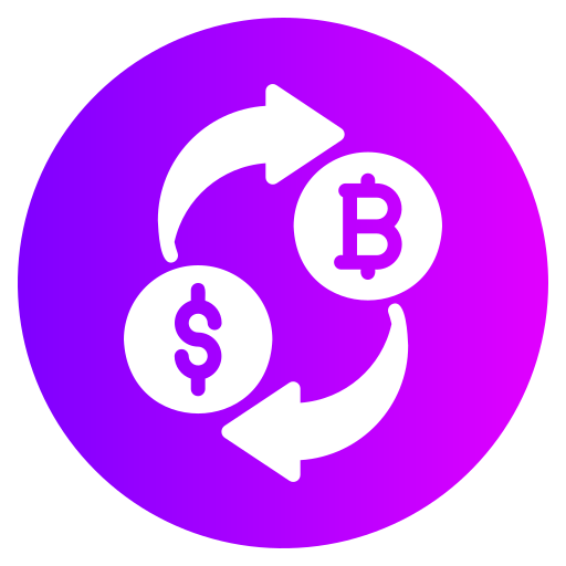 Money exchange Generic gradient fill icon