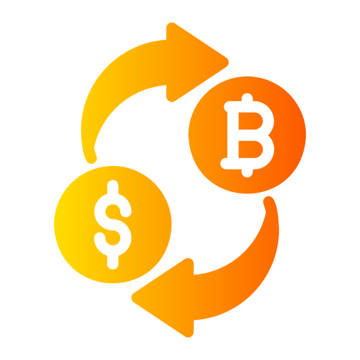 Money exchange Generic gradient fill icon