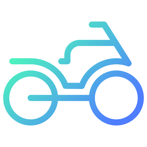 motocykl Generic gradient outline ikona