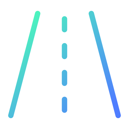 autoestrada Generic gradient outline Ícone