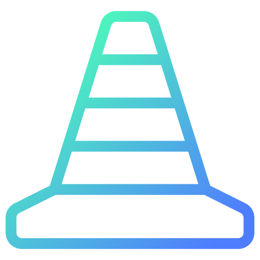 cone de tráfego Generic gradient outline Ícone
