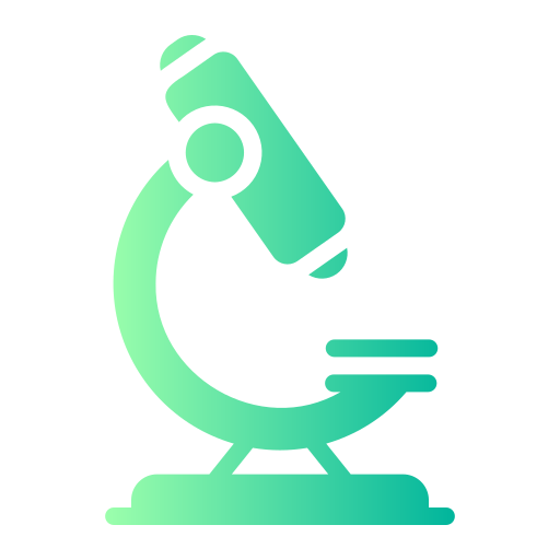 microscoop Generic gradient fill icoon