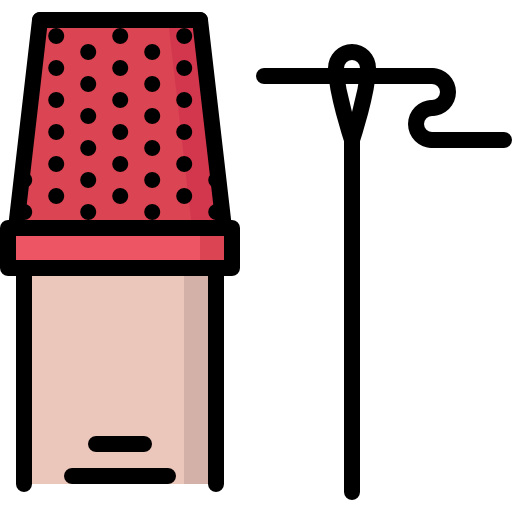 Sewing thimble Coloring Color icon