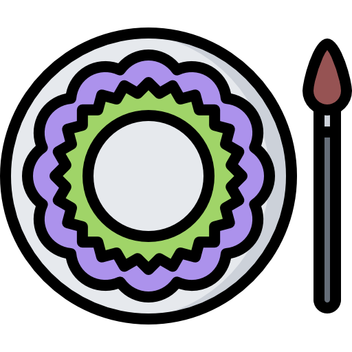 Plate Coloring Color icon