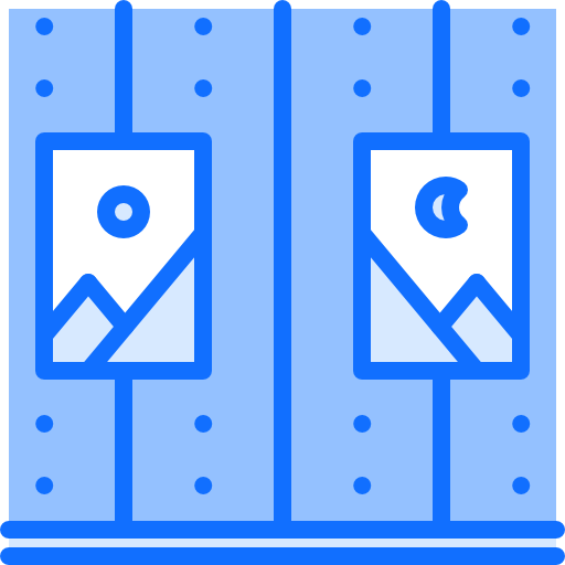 Poster Coloring Blue icon
