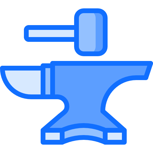 Anvil Coloring Blue icon