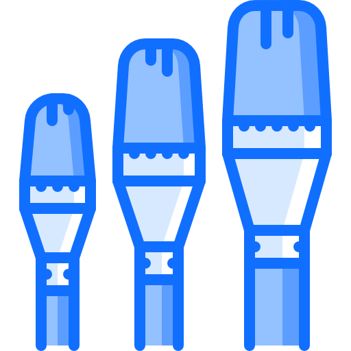 cepillo de pintura Coloring Blue icono