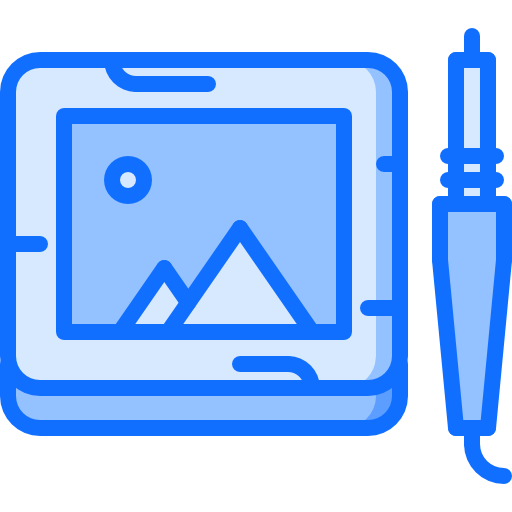 グラフィックタブレット Coloring Blue icon