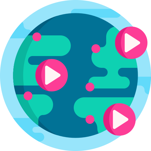 Video Detailed Flat Circular Flat icon