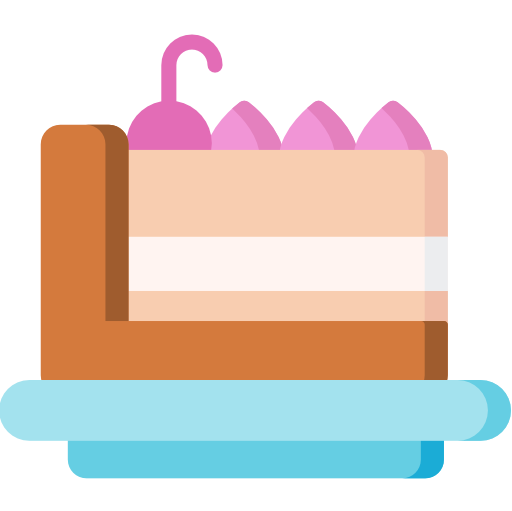 Cake slice Special Flat icon