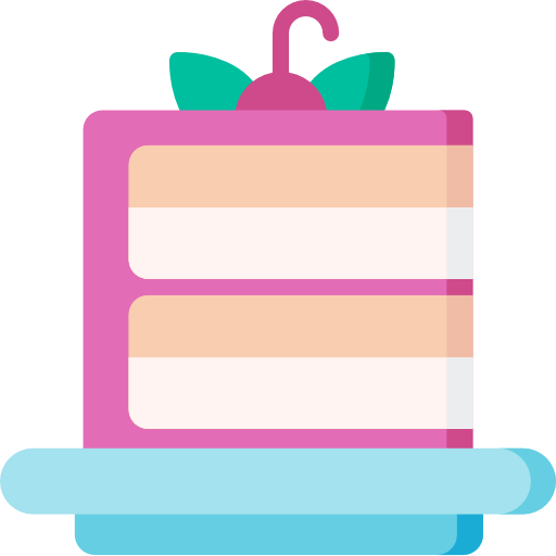 Cake slice Special Flat icon