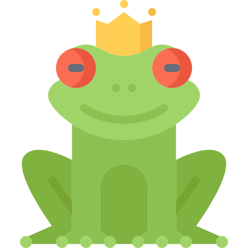 frosch Coloring Flat icon