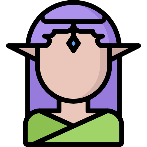 Elf Coloring Color icon