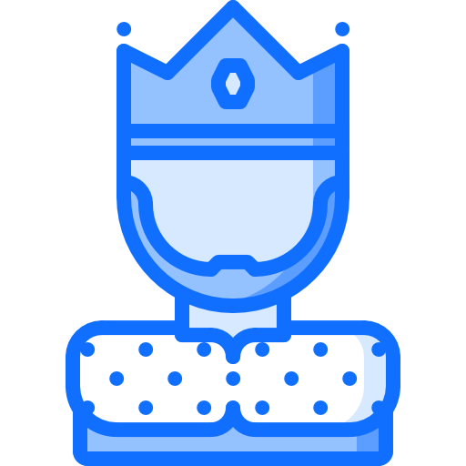 könig Coloring Blue icon