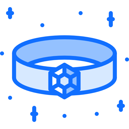 ring Coloring Blue icon
