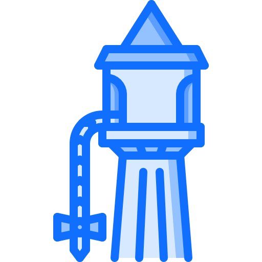 wieża Coloring Blue ikona