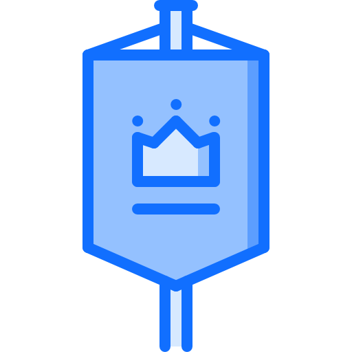 estándar Coloring Blue icono