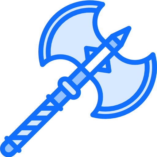 axt Coloring Blue icon