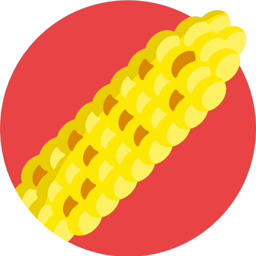 kukurydza Detailed Flat Circular Flat ikona