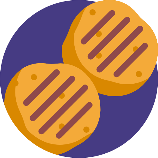 schnitzel Detailed Flat Circular Flat icon