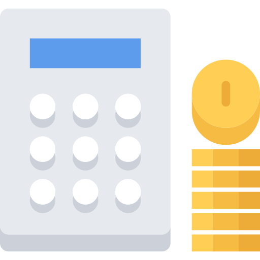 calculatrice Coloring Flat Icône