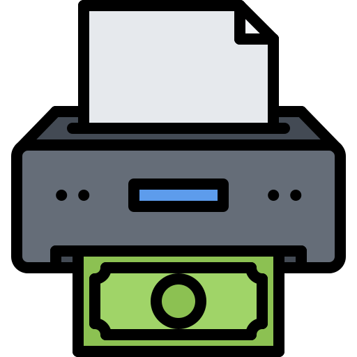 printer Coloring Color icoon
