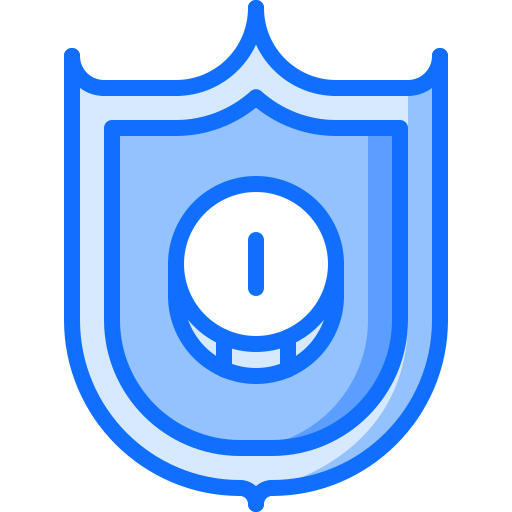 シールド Coloring Blue icon